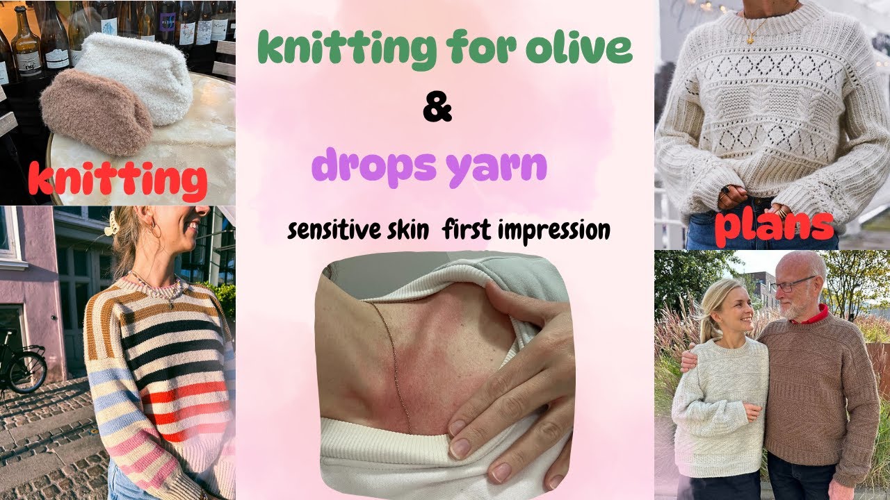 Knitting for Olive vs Drops Yarn / Sensitive Skin Review, Prices & Shipping to Australia / Yarn Haul
