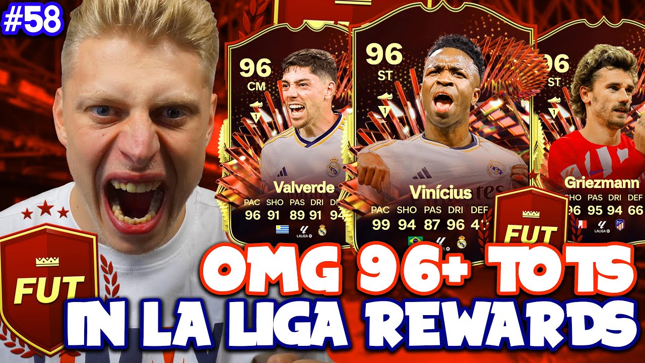 OMG 96+ LA LIGA TOTS in MEINEN FUT CHAMPS REWARDS! in EA FC 24 - RTG 58