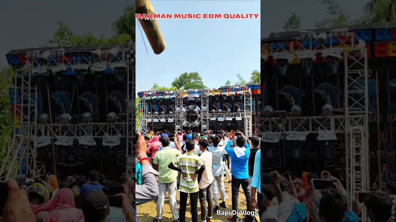 Barman Music Big Setup Narajole West Bengal #bapidjvlogs #setup #barmanmusic #trend #reels #views