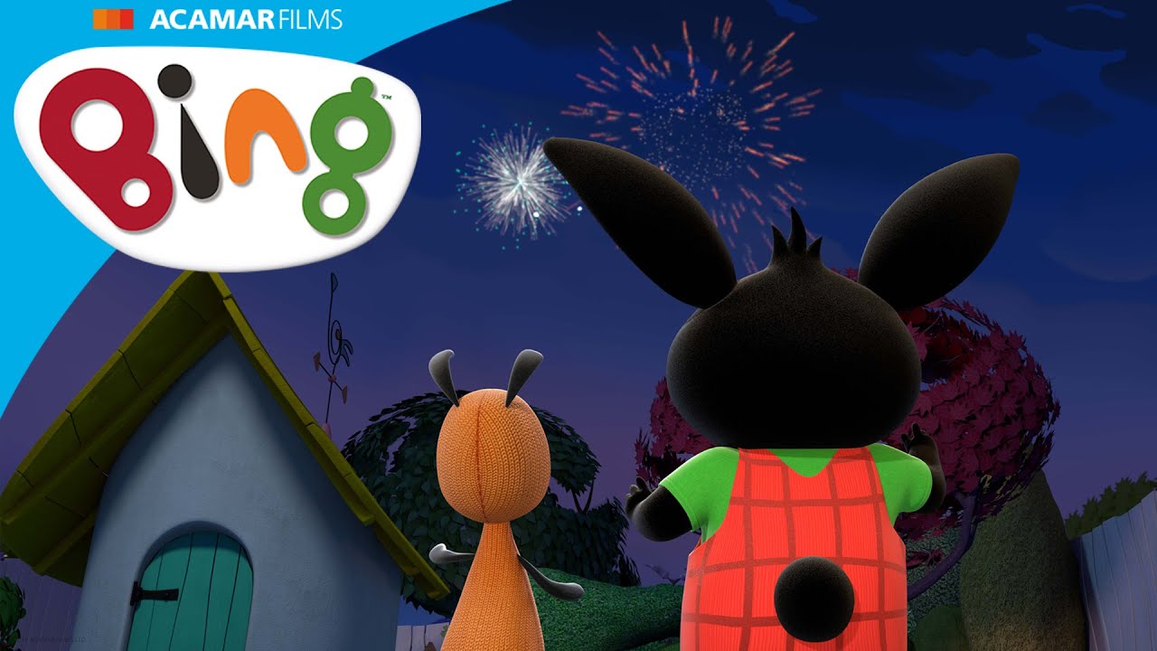 Bing, Flop, Sula et Amma regardent les feux d'artifice ! | Bing Français