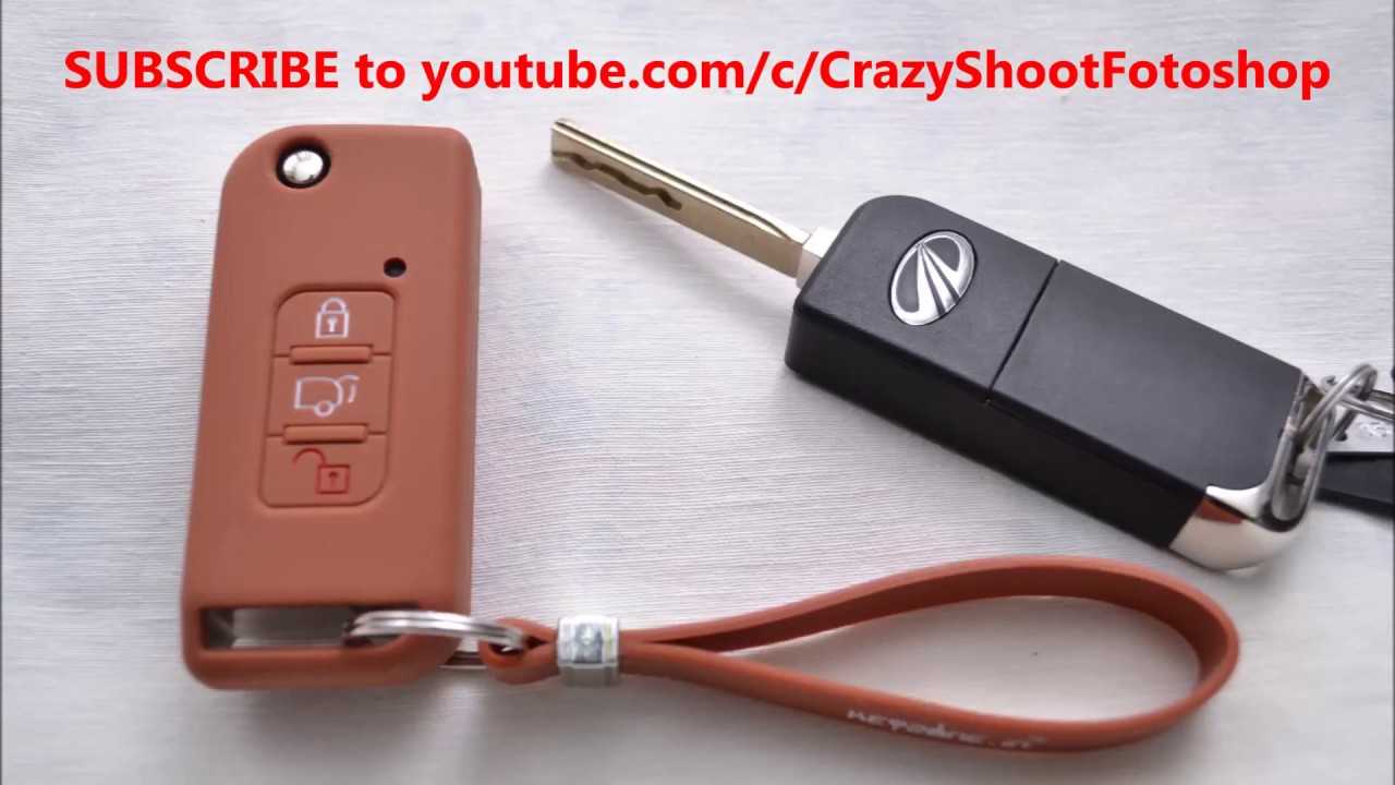 Mahindra XUV 500 flip key Silicone Key Cover accessories for W4 W6 W8 Variants from KeyZone.in
