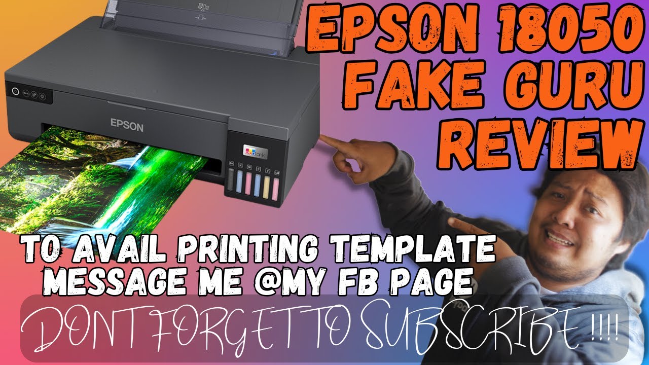 EPSON L18050 FOR PRINTING BUSINESS | REVIEW BY FAKE GURU
