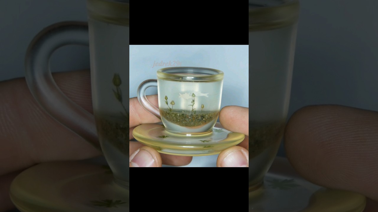 Resin Cup Diorama #shorts