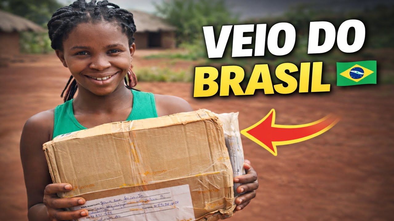 Recebemos uma CAIXA MISTERIOSA do Brasil! (O que tem dentro?) 🇧🇷📦🌍