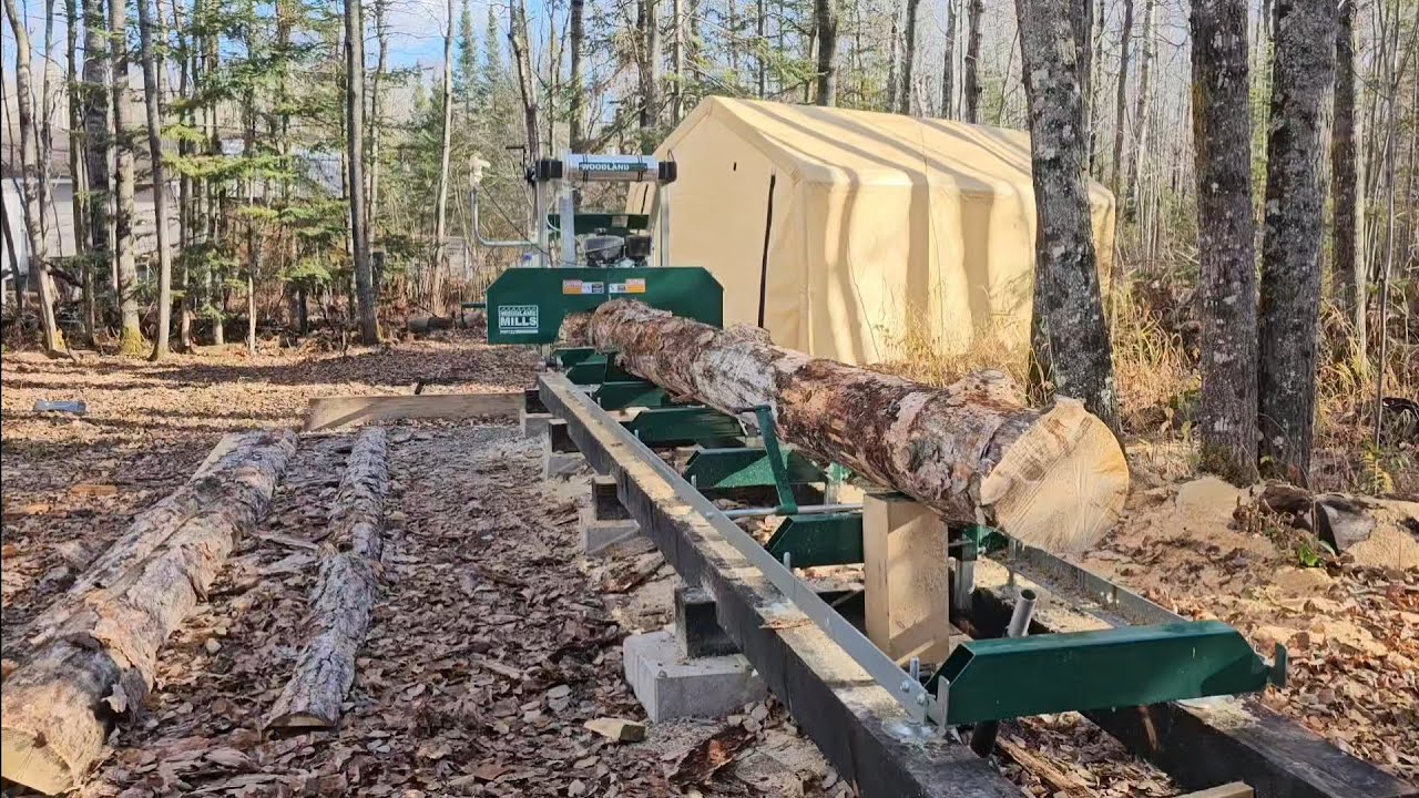 Uncut: Milling a 6x6 beam start to finish.