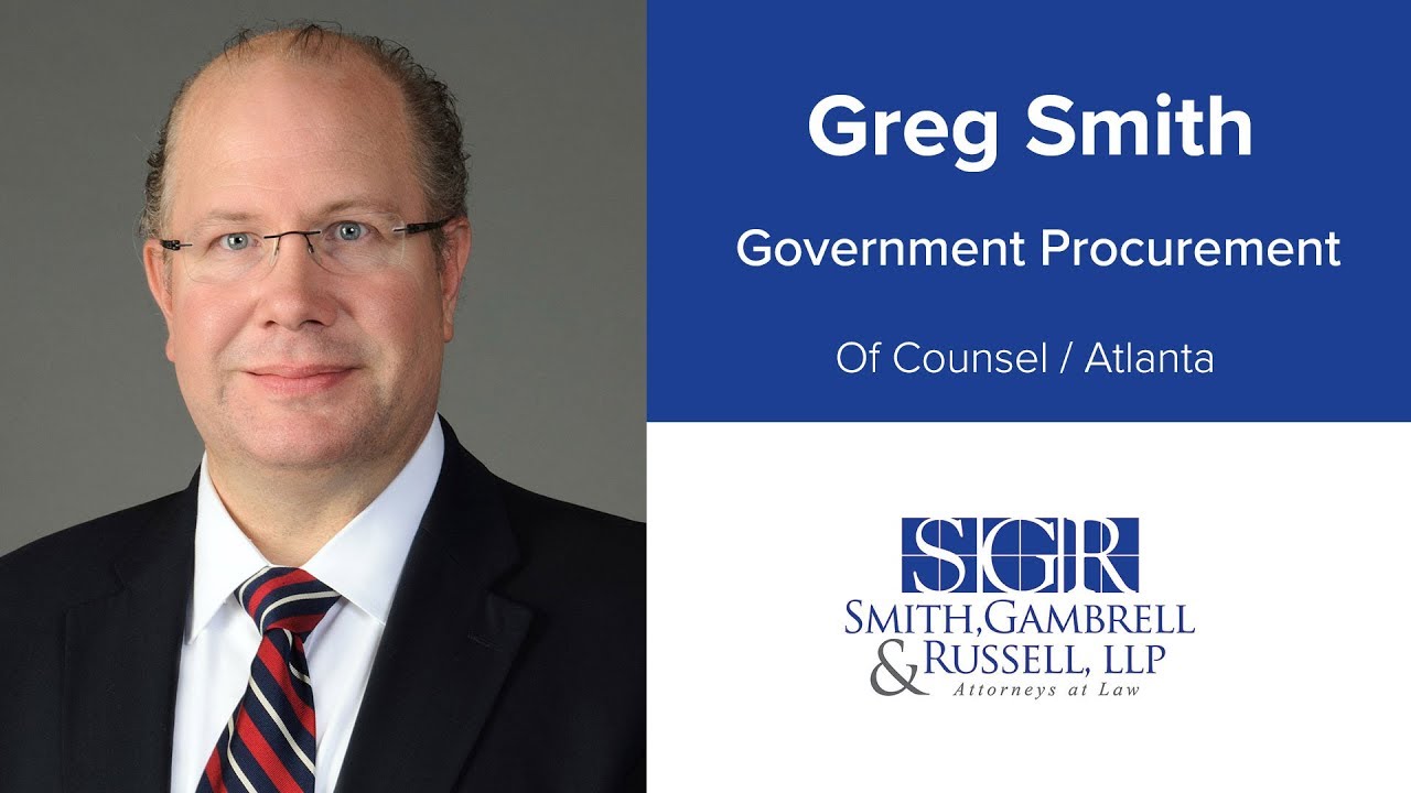 Greg Smith discusses SGR's Government Procurement Practice