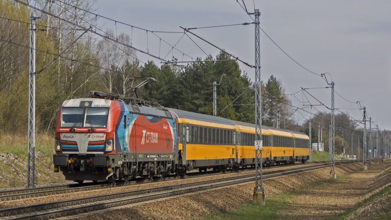 21 przelot&oacute;w pociąg&oacute;w przez Dulową