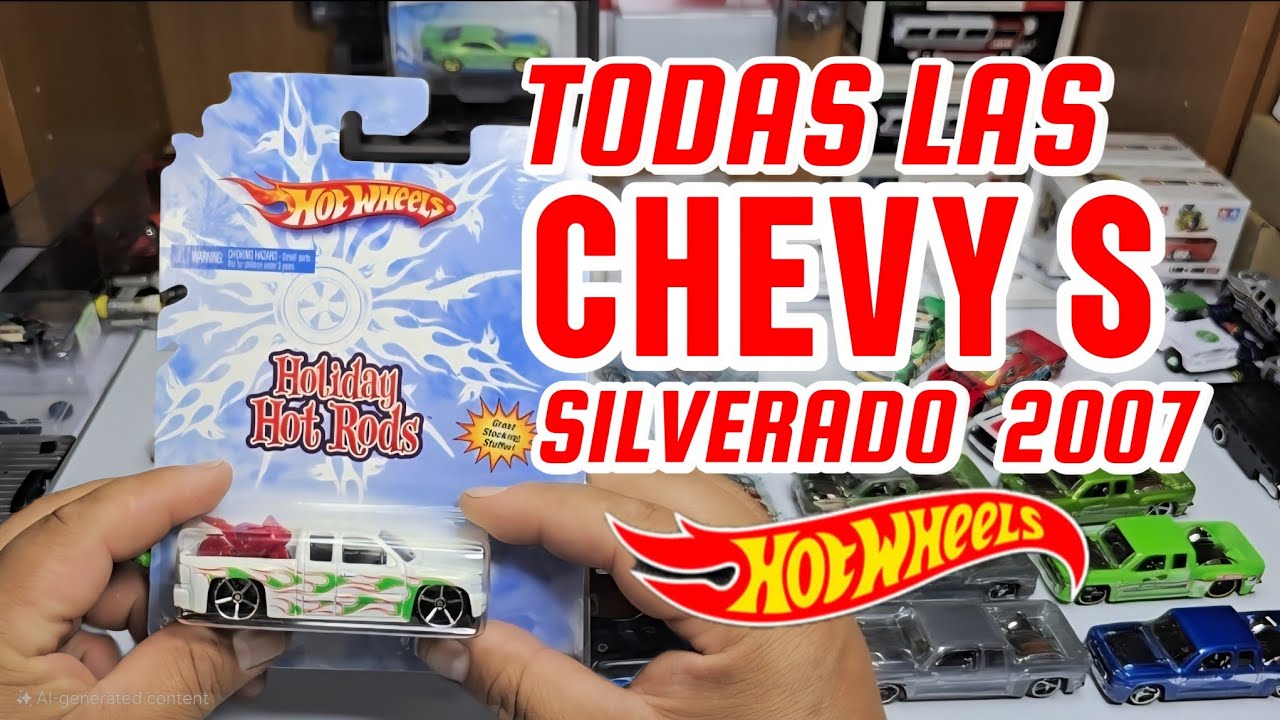 TODAS LAS 2007 CHEVY SILVERADO HOT WHEELS !!😲😲 CUAL ES TU FAVORITA #trending #trend #fyp #viral