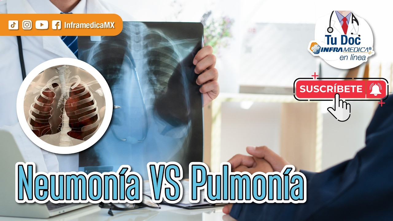 Neumonía VS Pulmonía 🫁😷