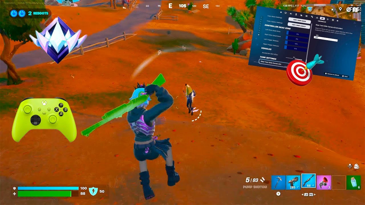 *UPDATED* BEST Controller Settings For Fortnite Ranked 