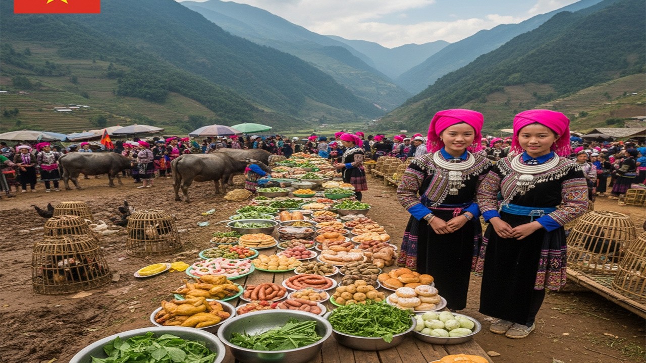 Vietnamese market fair- &ndash; The Scent of Tet Returns to the Village