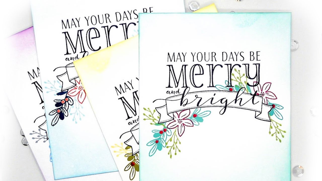 Be Merry Christmas Card Set