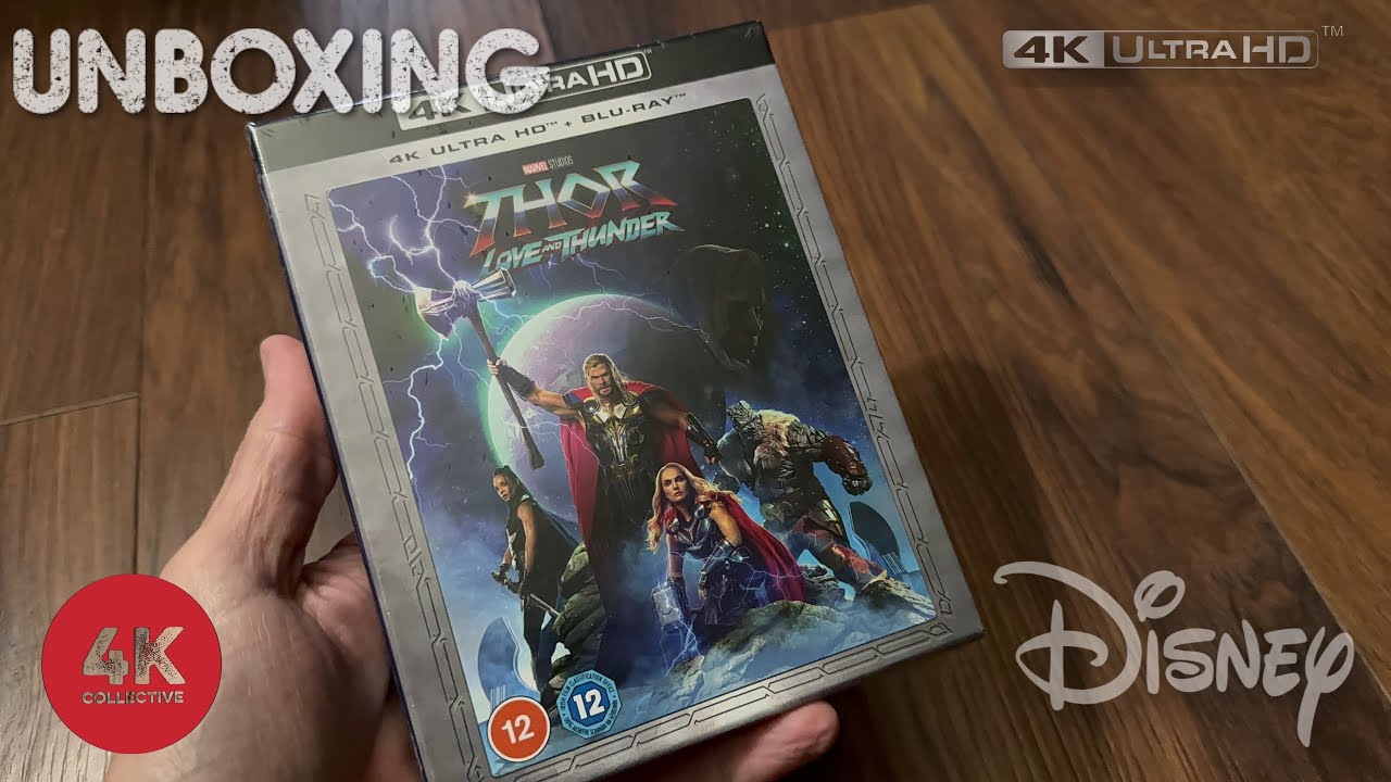 Thor Love and thunder 4k UltraHD Blu-ray collectors edition steelbook Unboxing from @zavvi