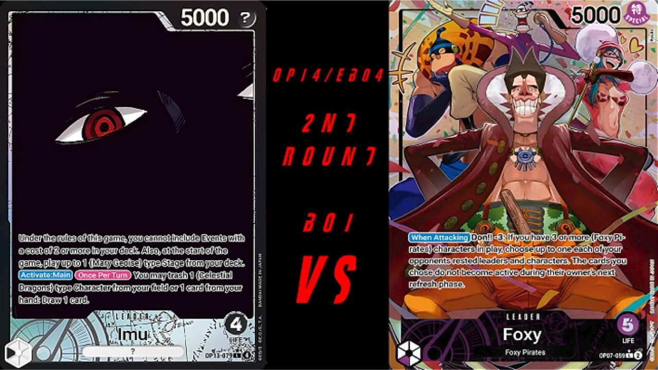 One Piece TCG OP14+EB04 POV B Imu VS P Foxy