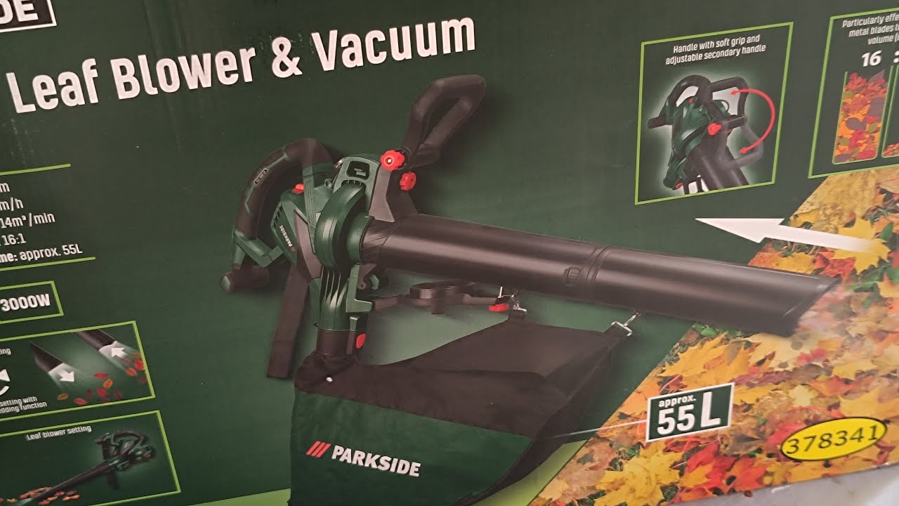 Parkside PLS 3000 A1 Leaf Blower and Vacuum puhač i usisavač li&scaron;ća