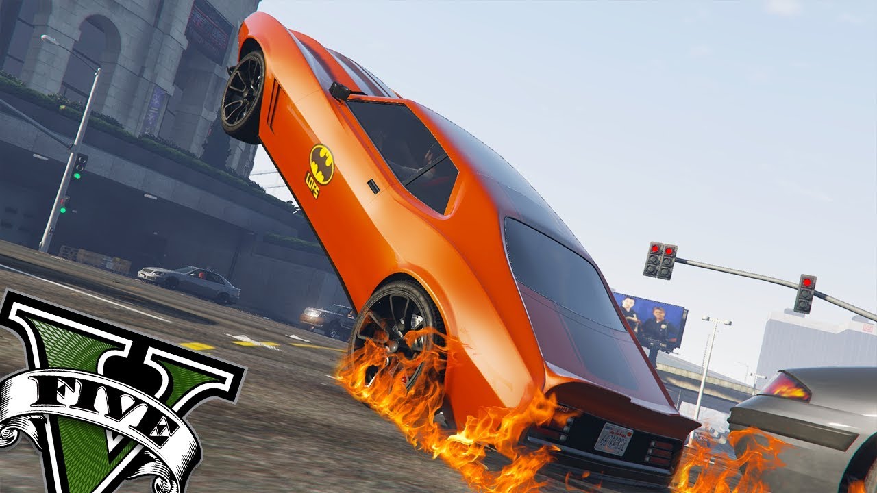 GTA V Online - Novo Carro Que Empina MUITO ALTO! Schyster Deviant Musle Car