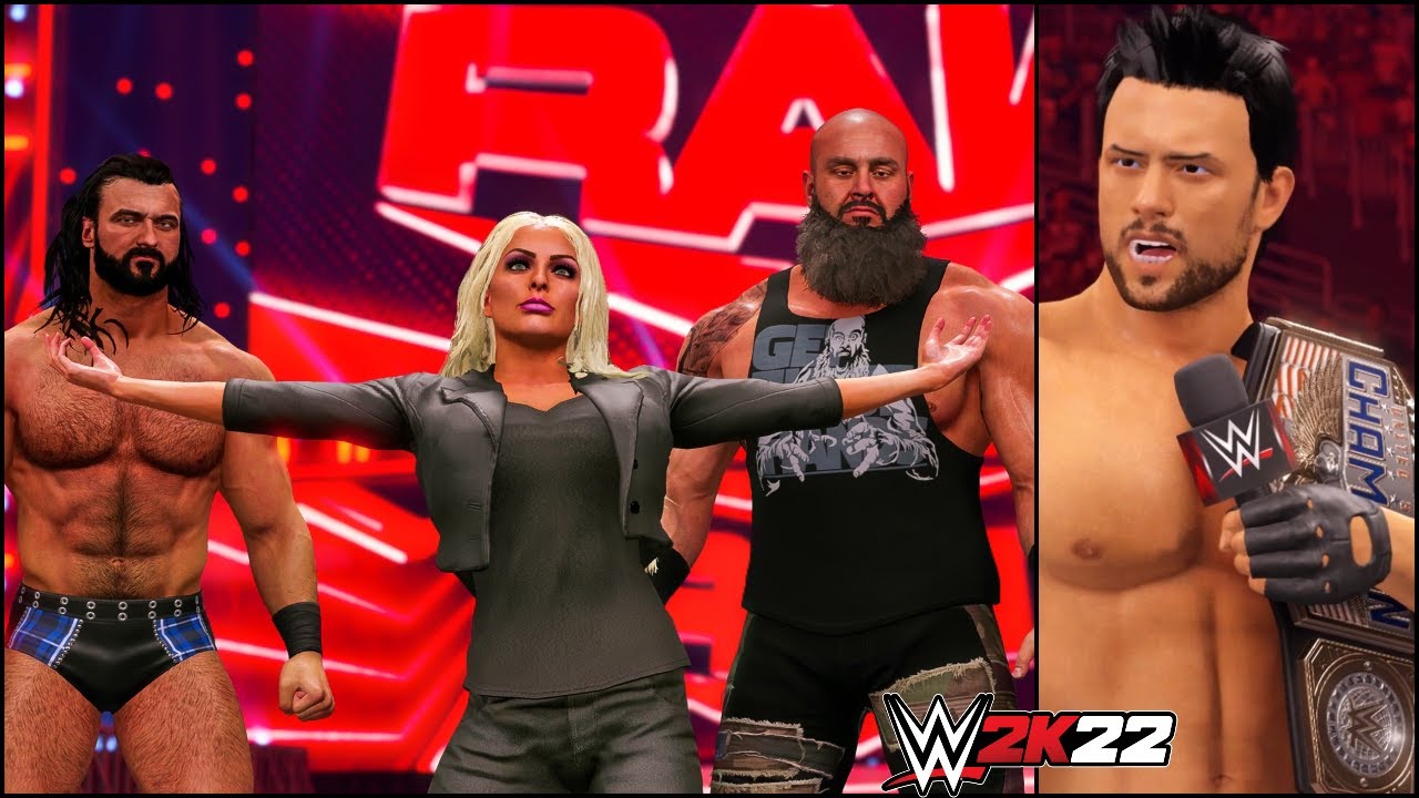 WWE 2K22 My Rise Mode - GM Mandy Rose Brings Drew & Strowman For Revenge #11