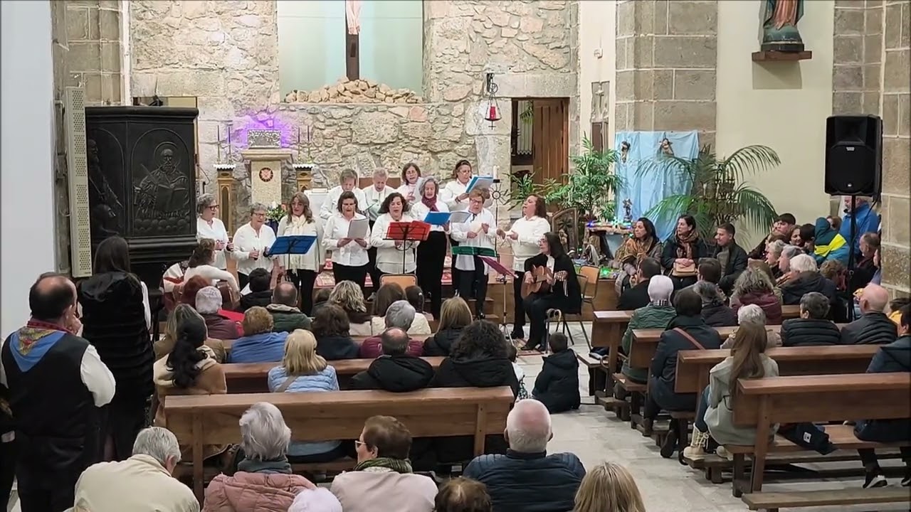Primer Certamen  de Villancicos en Jarandilla de la Vera. Actuación del CORO PARROQUIAL