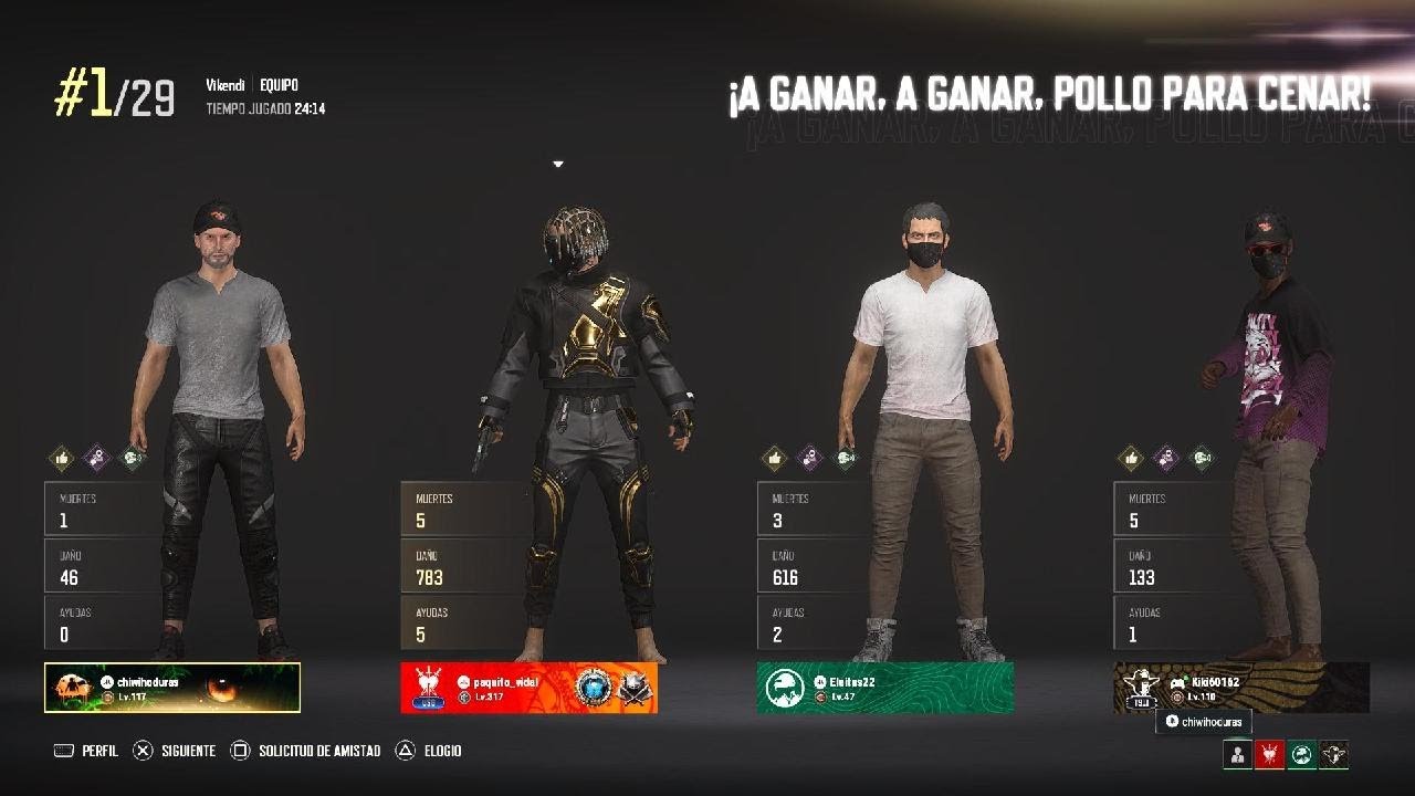 PUBG: BATTLEGROUNDS_pollito com 5 muertes 👏👏
