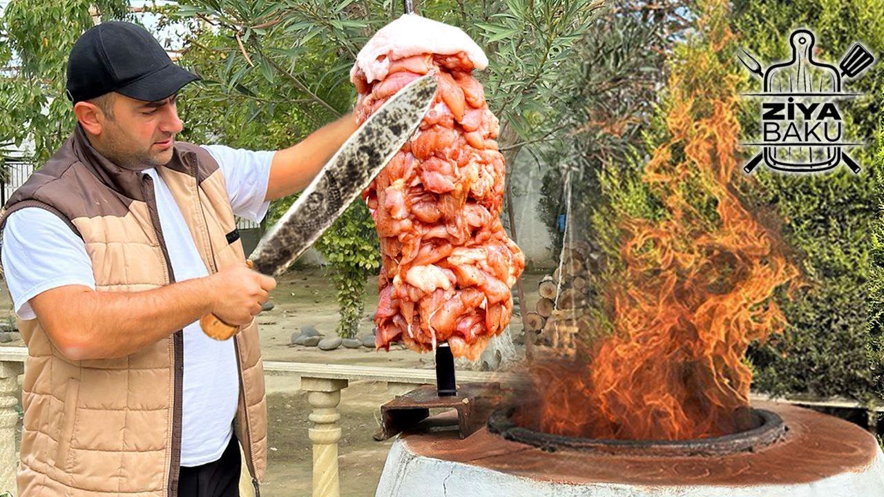 Dəqiq reseptlə uşaqlara təndirdə dönər hazırladım