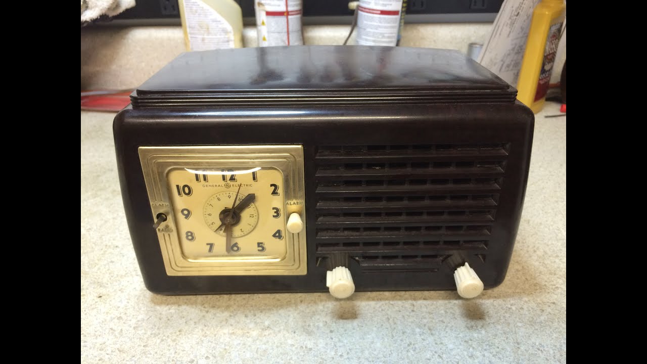 Repair of a 1946 GE Model 50 Tube Clock Radio