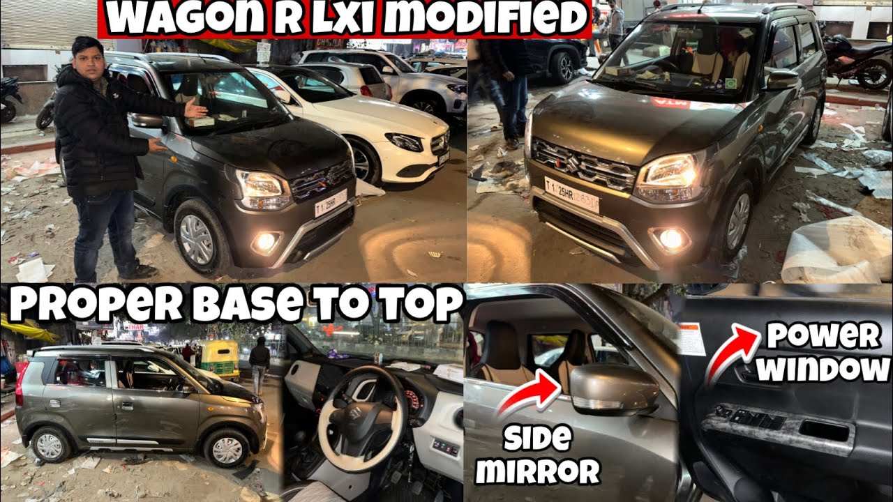 NEEMRANA RAJASTHAN से आई WAGON R LXI 😱 WAGON R POWER WINDOW ✖️ WAGON R MODIFIED ✖️ WAGON R 2026 ✅