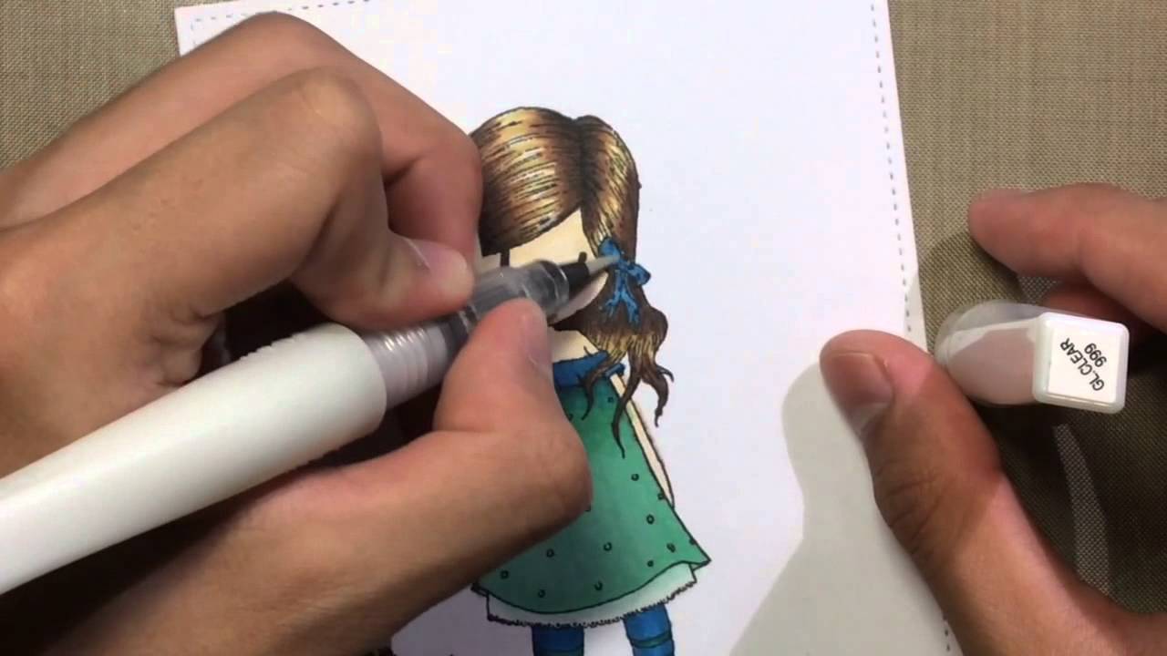 Coloring Gorjuss Girl Part 2