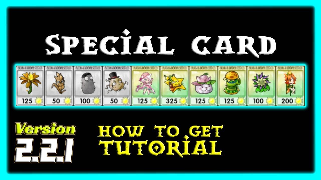 Special Card - Tutorial | Plants vs Zombies Fusion v2.2.1