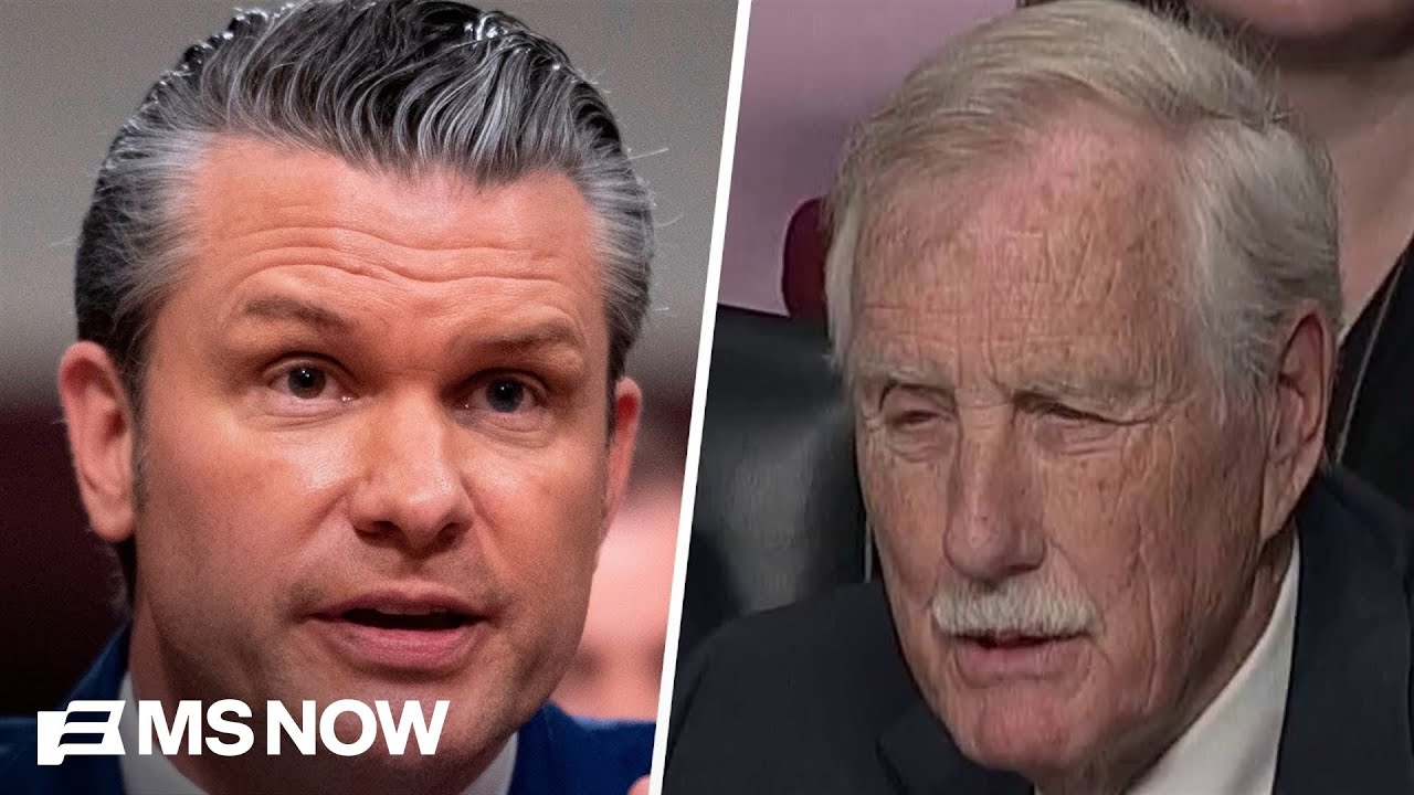 Sen. King to Hegseth: 'Why are we abandoning Ukraine?'