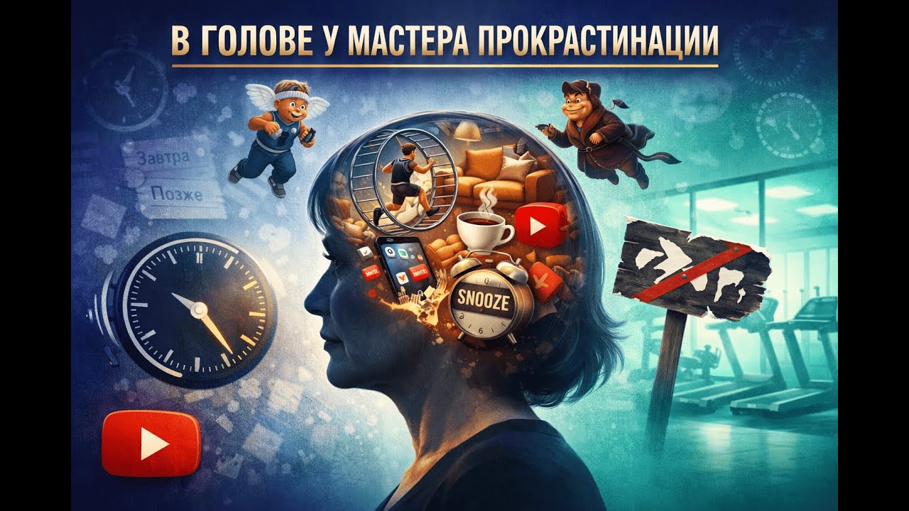 Ты не ленивый. Ты прокрастинатор 😈 Вся правда о тренировках