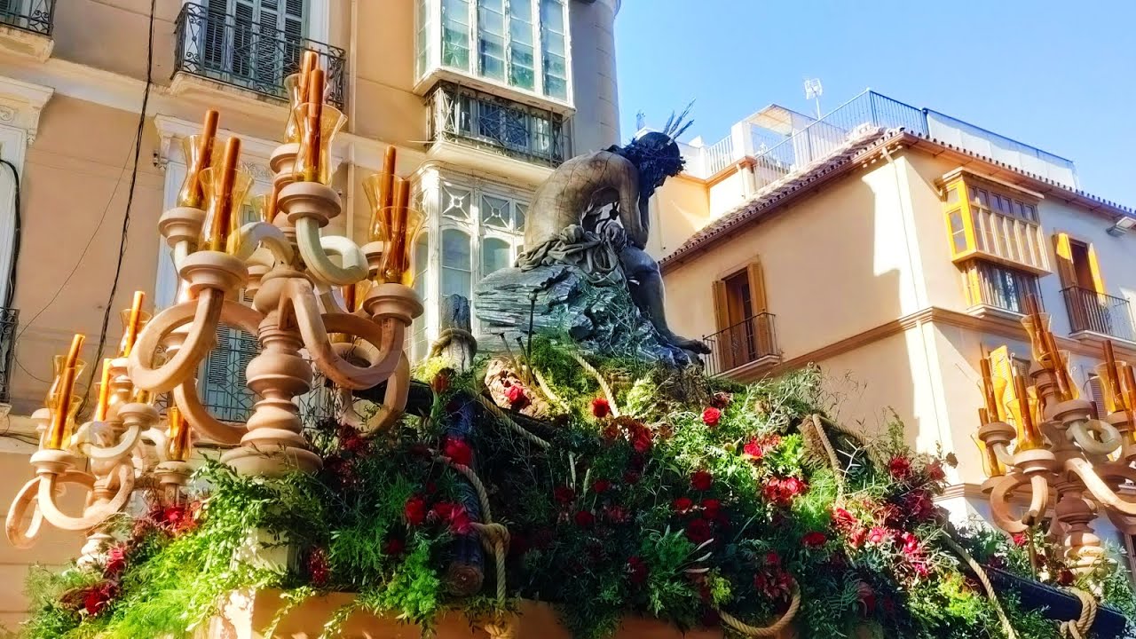 MALAGA: Witnessing the Easter Holy Week (SemanaSanta) religious procession in April 2023 #festive