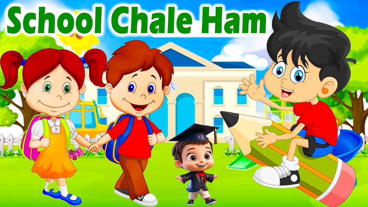 Bhavi Yuvi Chale School || School Rhymes  Kids Time Pass
