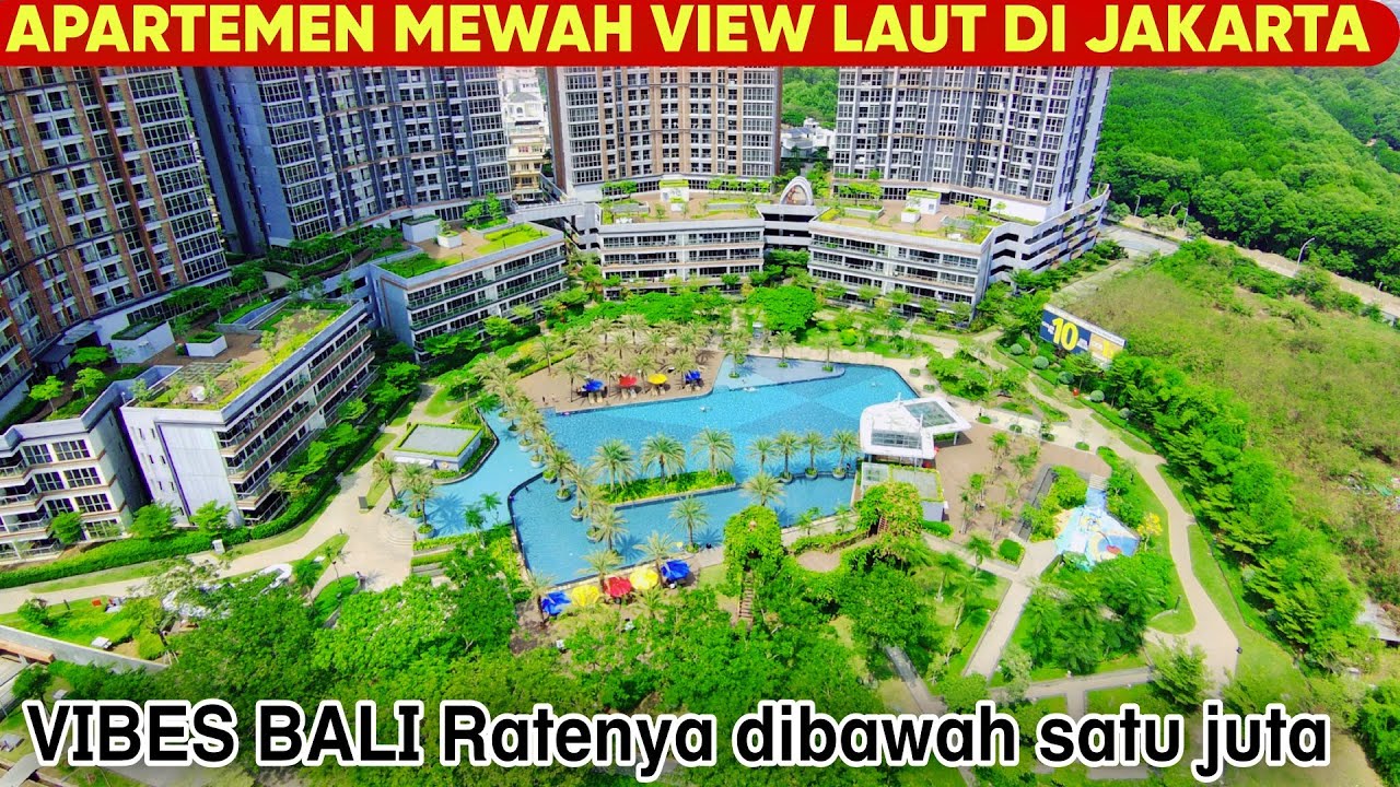 STAYCATION DENGAN VIEW LAUT DI JAKARTA‼️ GOLD COAST APARTMENTS PIK TEMPATNYA MEWAH  BERASA DI BALI‼️