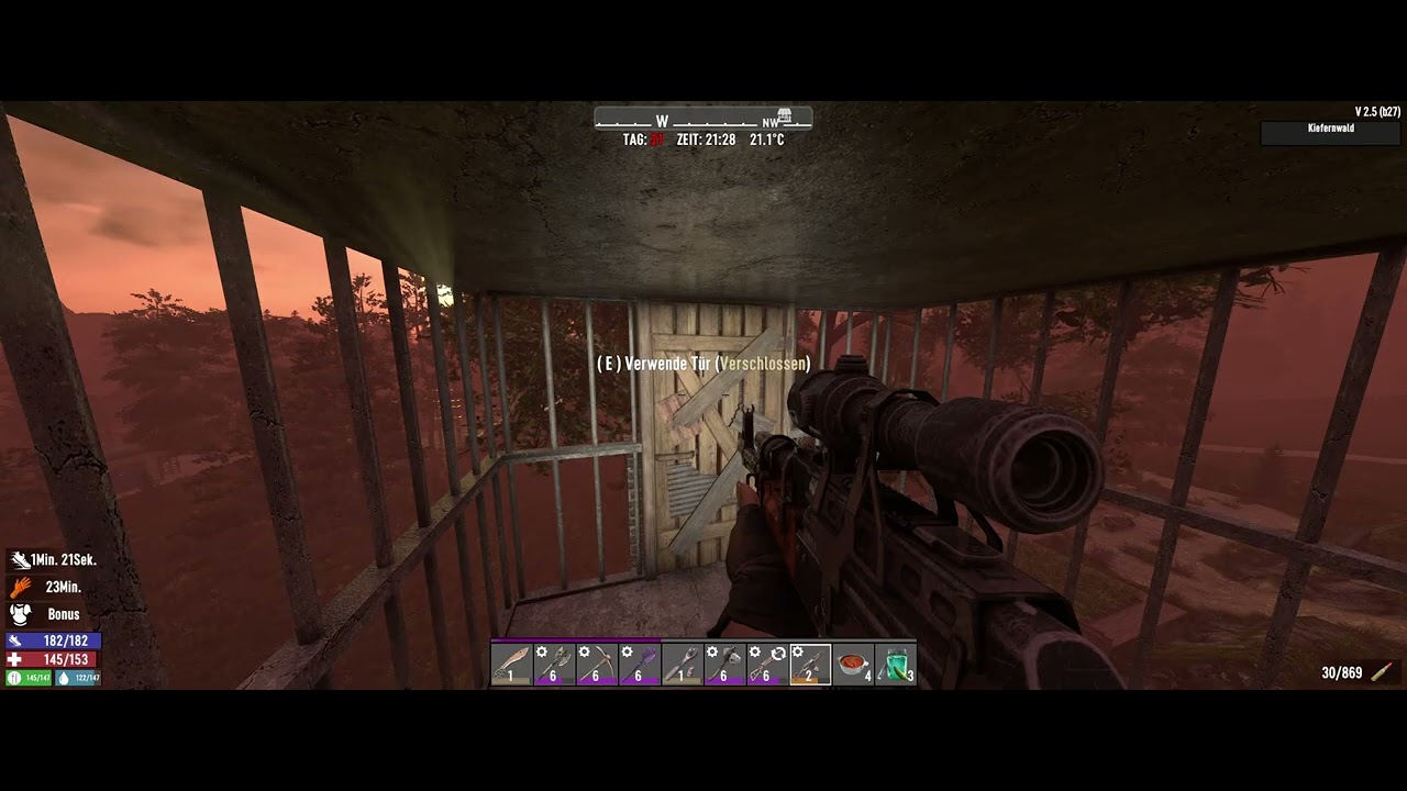 7 Days to Die Folge 36 Staffel 1 Blutmond und neue Bunker ideee