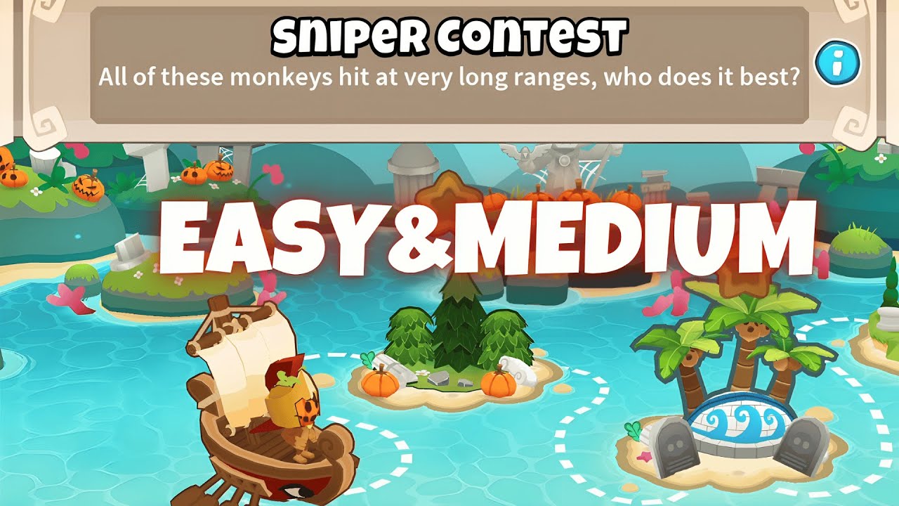 BTD6 Odyssey |  Easy and Medium Tutorial | Sniper Contest