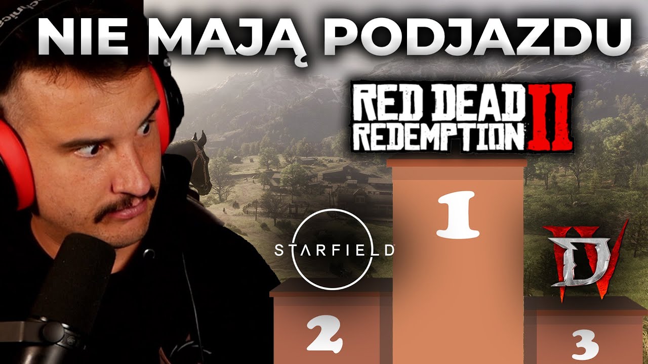 TYLE lat a RDR2 dalej na TOP! Dobrodziej ogląda @tvgrypl