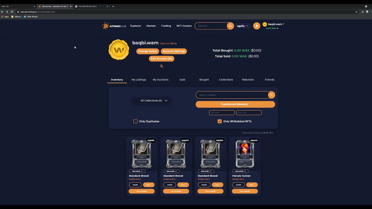 Alien Worlds Free NFT   Alien Worlds Free Tools   Tips   Tricks   Tactics   Daily