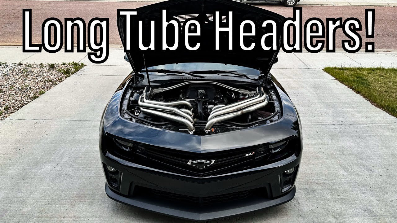 Camaro ZL1 Speed Engineering Long Tube Headers Install!