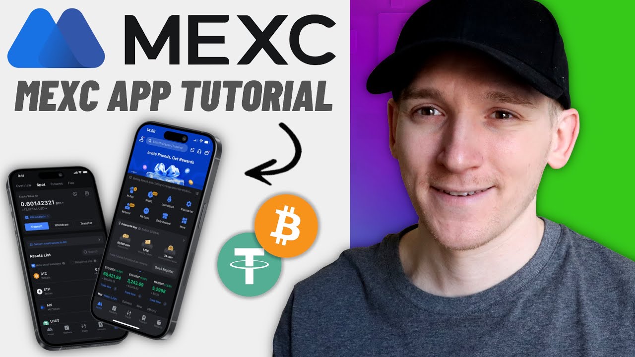 Учебное пособие по приложению MEXC (как вносить депозиты, торговать и выводить средства)