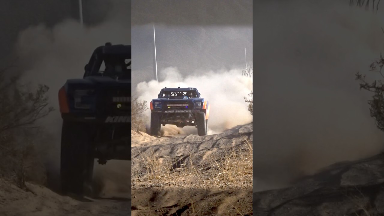 Trophy Truck pinned at Parker 400 #offroad