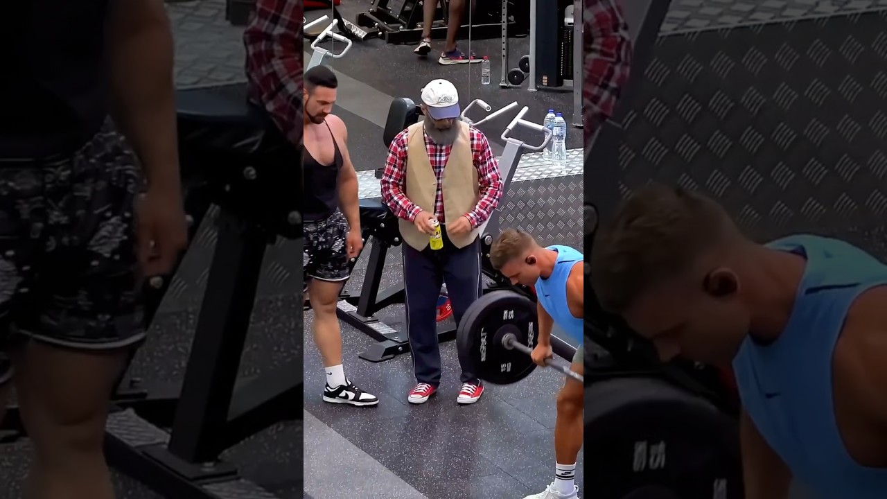 Elite Powerlifter Pretended to be an OLD MAN #GymPrankTV #gym #Prank #gymprank #anatoly