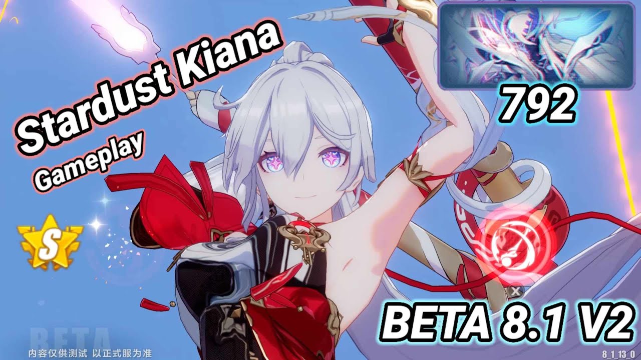 S0 Stardust Kiana Gameplay - New Boss SA (D515) - Honkai Impact 3rd - BETA 8.1 V2
