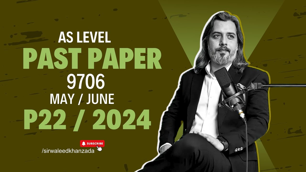 As level Accounting yearly Past paper solution 9706 P22 M/J 2024.