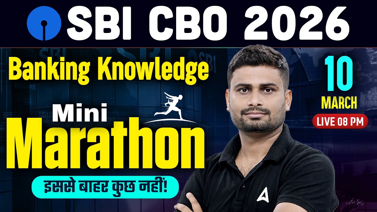 SBI CBO 2026 Banking Knowledge | Banking Knowledge Mini Marathon | By Vaibhav Sir