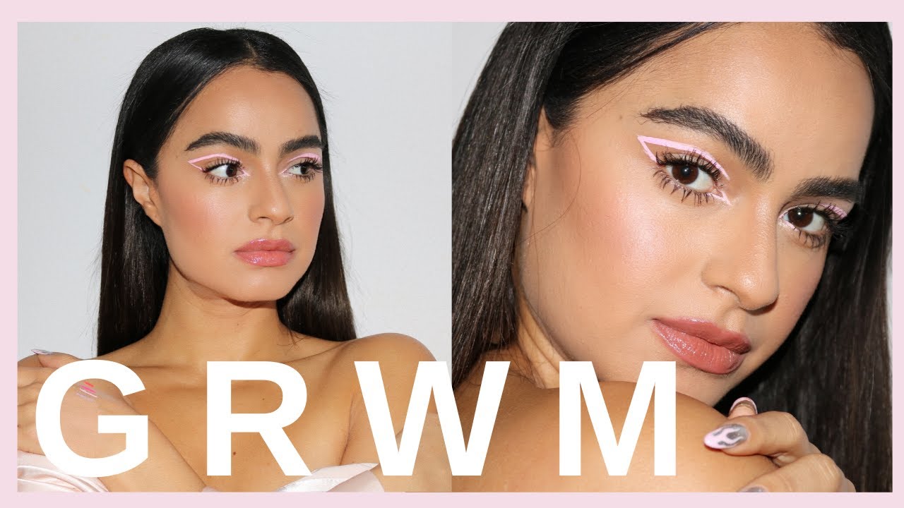 GRWM FUN CONCERT MAKEUP | A PINK GRAPHIC LINER