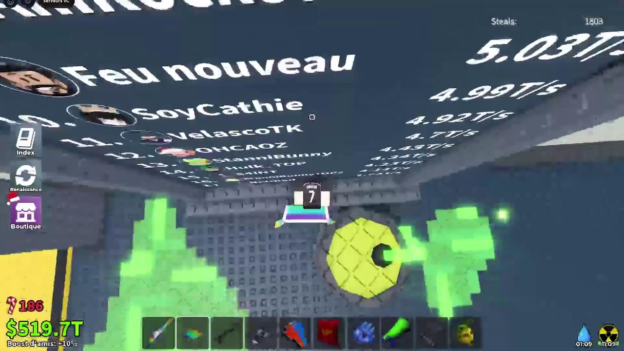 Trade, pvp vole un Brainrot