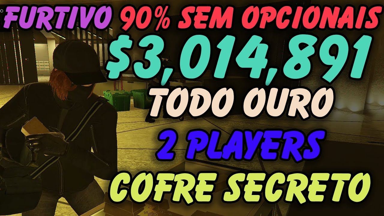 GTA V Online Golpe do Casino Furtivo $3,014,891 em Duo sem 90% das Preliminares