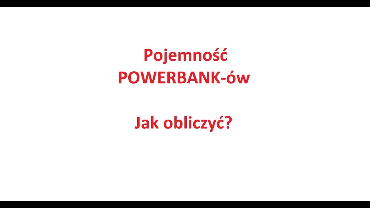 Obliczenie realnej pojemności POWERBANK cz. 5