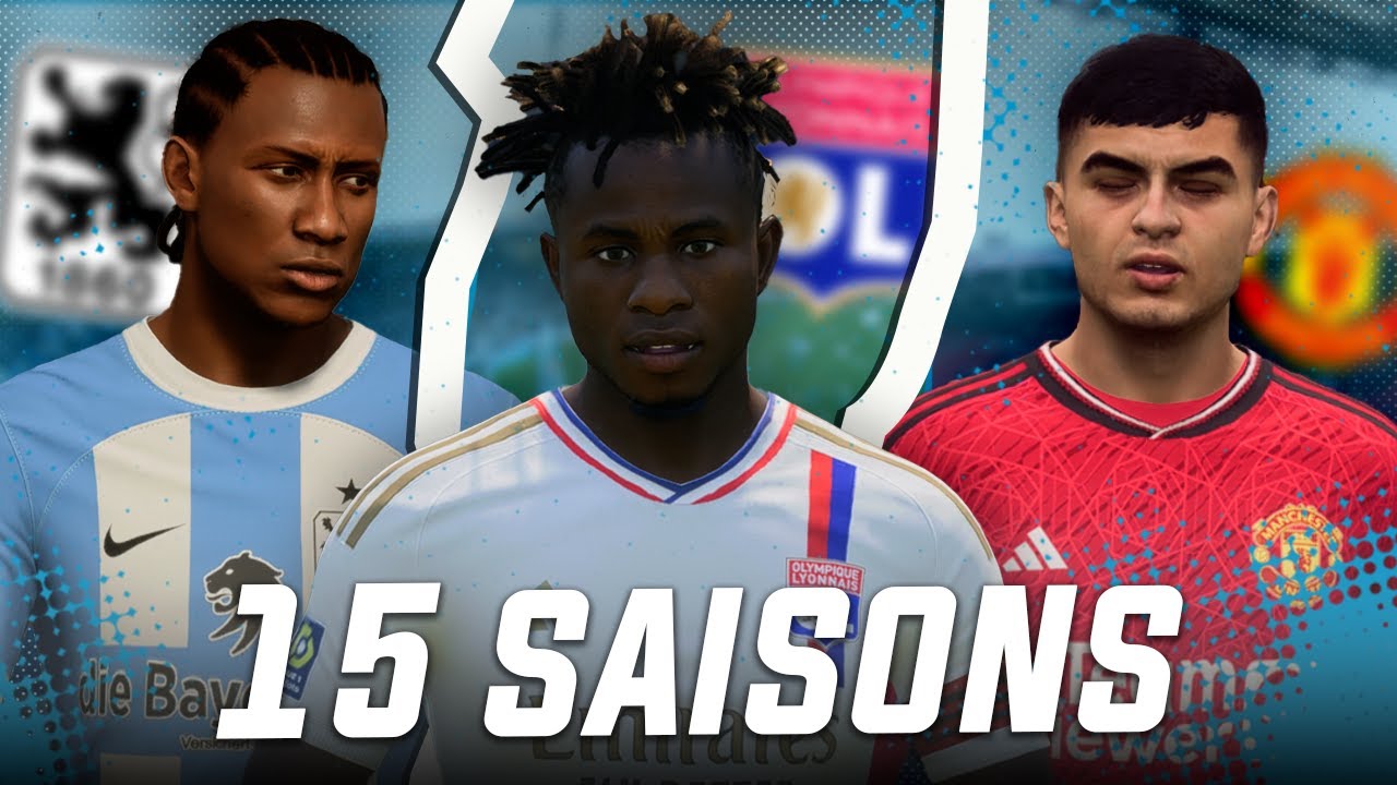 15 SAISONS en Carri&egrave;re : 1860 MUNICH, OL & MAN UTD ! [FULL MOVIE] (FC24)