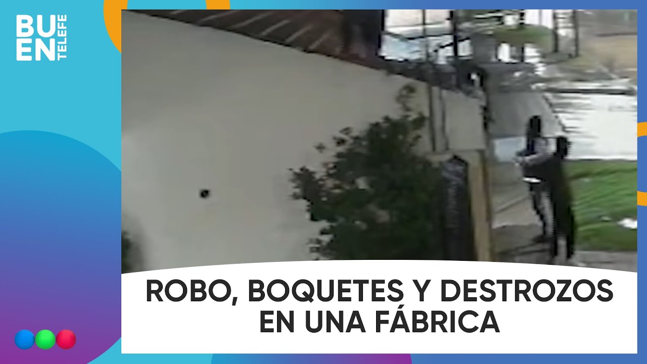 ENTRARON a ROBAR por el TECHO una FÁBRICA en TAPIALES  #BuenTelefe
